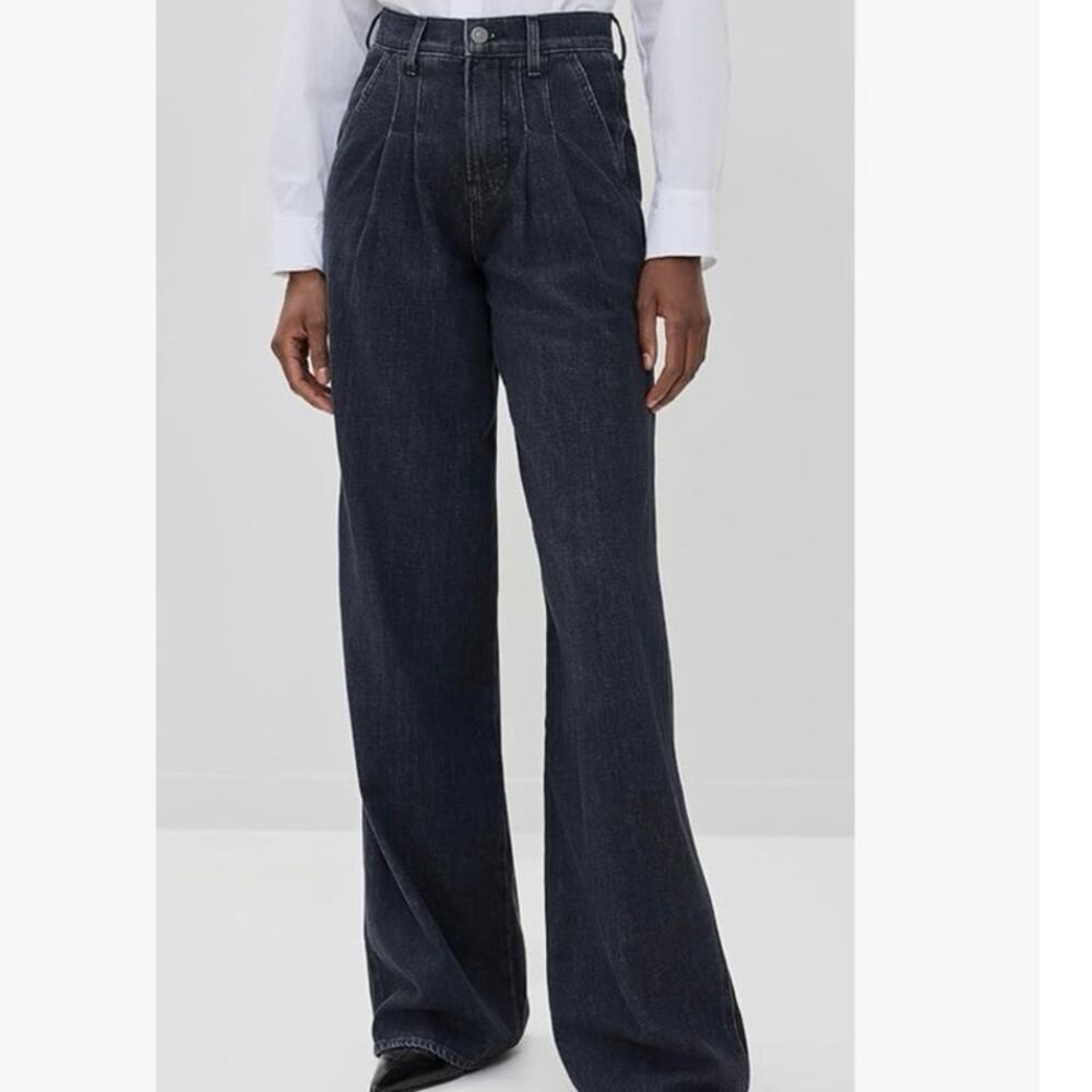 Veronica Beard Mia Wide Leg Trousers High Rise Pleated Women’s Size 28 X 33 Read